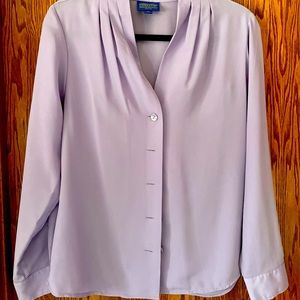 Pendleton, petite long sleeve blouse